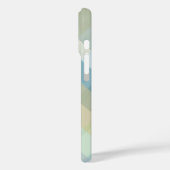 Monogram Geplaagd pastelblauw Blauwgroen geel groe Case-Mate iPhone Case (Achterkant / Links)