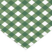 Monogram geruite Gingham Korte Tafelloper (Hoek)