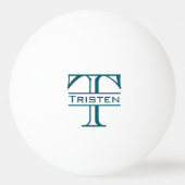 Monogram Geschenk Pingpongbal (Voorkant)