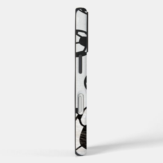 Monogram gesneden Voetbal Case-Mate iPhone Case (Achterkant / Rechts)