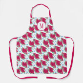 Monogram gesneden watermeloensoort schort (Voorkant)