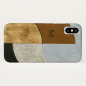 Monogram | Gestapelde munten II Case-Mate iPhone Case (Achterkant (horizontaal))