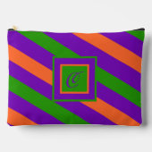 Monogram Gestreept Kleurrijk & Levendig Etui (Voorkant)