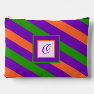 Monogram Gestreept Kleurrijk & Levendig Etui