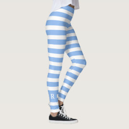 MONOGRAM GESTREEPT LEGGINGS