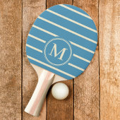 Monogram Gestreepte Aqua Splash Kleur Tafeltennisbatje