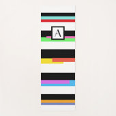 Monogram Gestreepte Yogamat (Voorkant)