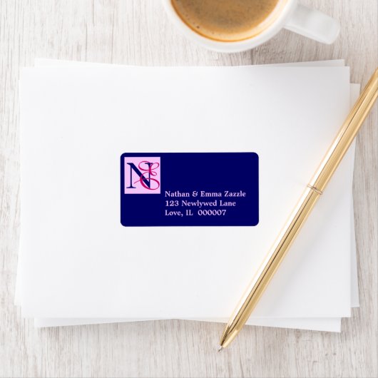 monogram getwind initiaal etiket (Insitu)