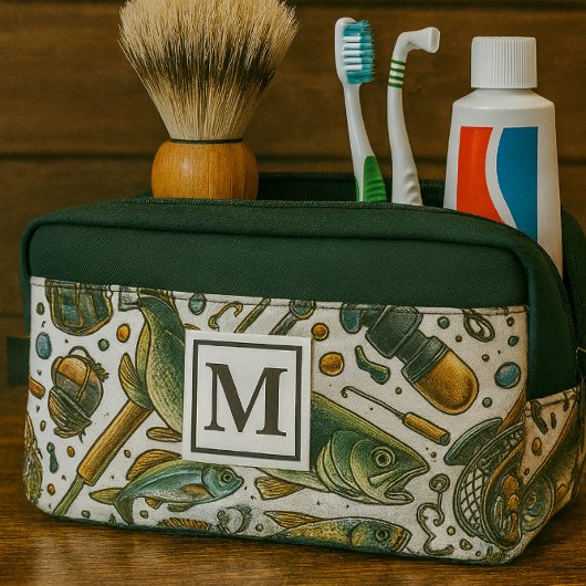 Monogram Gevist Fisherman Travel Toilettas Toilettasje