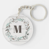 Monogram | Gezegend VII | Laten we thuis blijven Sleutelhanger (Achterkant)