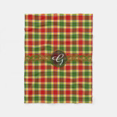 Monogram Gibson Tartan Fleece Deken (Voorkant)