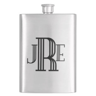 Monogram Gift Flask voor mannen -  Heupfles