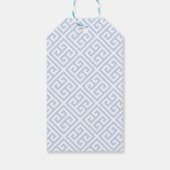 Monogram Ginger Jar Sinaasappel strik bruiloft dou Cadeaulabel (Achterkant)