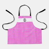 Monogram Gingham Schort (Voorkant)