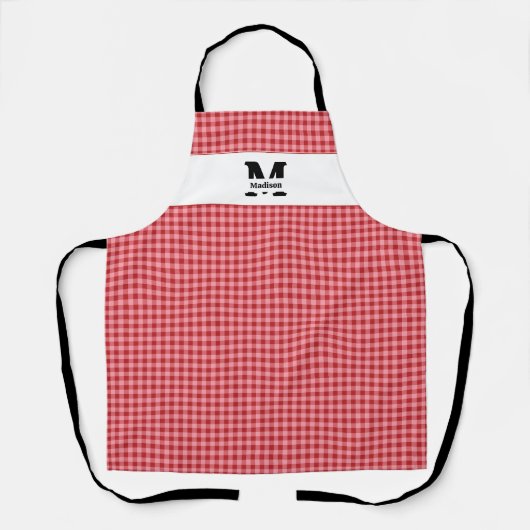 Monogram Ginghan Schort (Voorkant)