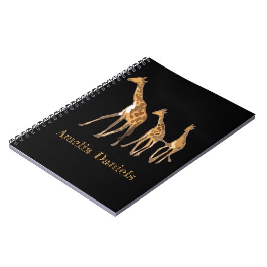 Monogram Giraffe Notitieboek (Linkerzijde)