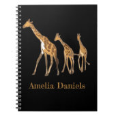 Monogram Giraffe Notitieboek (Voorkant)