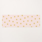 Monogram Girly Pink Yogamat (Achterkant (horizontaal))