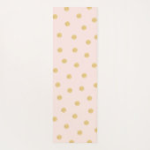 Monogram Girly Pink Yogamat (Achterkant)