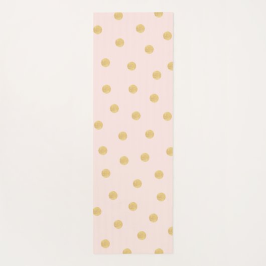 Monogram Girly Pink Yogamat (Achterkant)