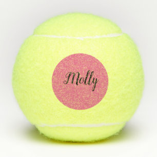 Monogram Girly Tennis Balls Tennisballen