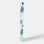 Monogram Girly Whimsical Leaves Pattern Case-Mate iPhone Case (Achterkant / Rechts)