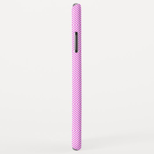 Monogram GL Roze Echo Diamant Case-Mate iPhone Case (Achterkant/rechts)