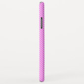 Monogram GL Roze Mini Chevron Case-Mate iPhone Case (Achterkant/rechts)