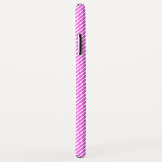 Monogram GL Roze Mini Chevron Case-Mate iPhone Case (Achterkant/rechts)
