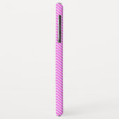 Monogram GL Roze Mini Chevron Case-Mate iPhone Case (Achterkant/links)