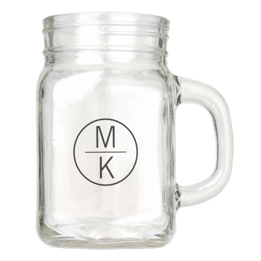 Monogram GL Splitter Mason Jar (Voorkant)