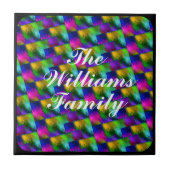 MONOGRAM-GLAS IN LOOD TEGELTJE (Voorkant)