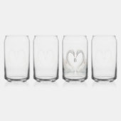 Monogram Glassware Set Drinkware Blikvorm Glas (Achterkant)