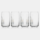 Monogram Glassware Set Drinkware Blikvorm Glas (Links)