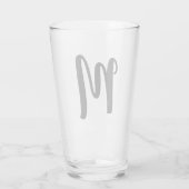 MONOGRAM GLAZEN TUMBLER (Achterkant)