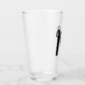 MONOGRAM GLAZEN TUMBLER (Rechts)