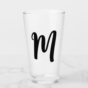 MONOGRAM GLAZEN TUMBLER
