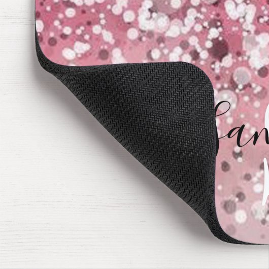 Monogram Glitter Muismat (Hoek)