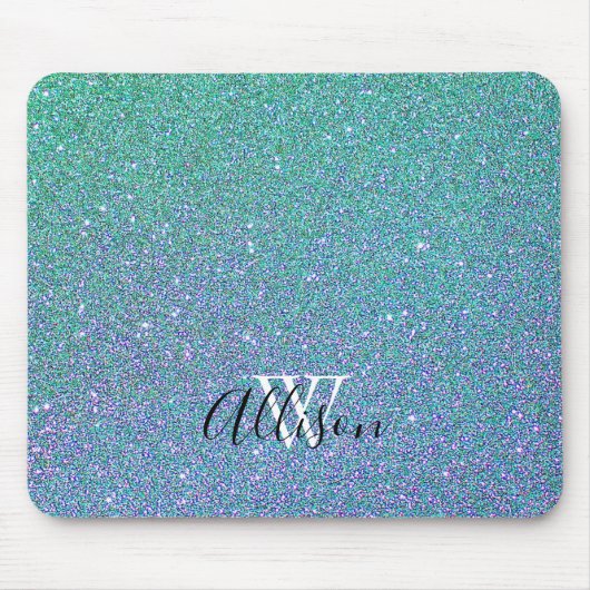 Monogram Glitter Muismat (Voorkant)