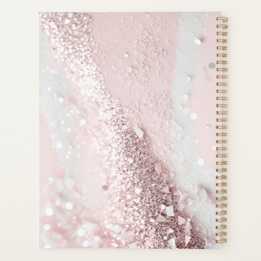 Monogram Glitter Planner (Achterkant)