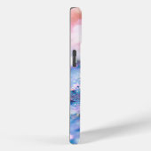 Monogram Glitter Rainbow Achtergrond Case-Mate iPhone Case (Achterkant / Rechts)