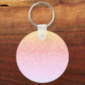 Monogram Glitter Rainbow Sleutelhanger (Achterkant)