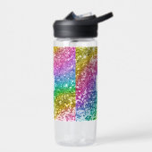 Monogram Glitter Specialized Rainbow Waterfles (Links)