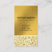 Monogram | Glitter Stip | Lux Geometrisch Visitekaartje (Achterkant)