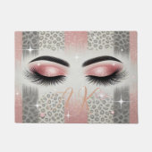 Monogram Glitter Wimpers Deurmat (Voorkant)