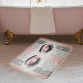 Monogram glitterwimpers badmat