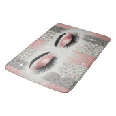 Monogram glitterwimpers badmat (Gekanteld)