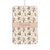 Monogram Gnomen Baking Cupcakes Donuts Luchtverfrisser (Voorkant)