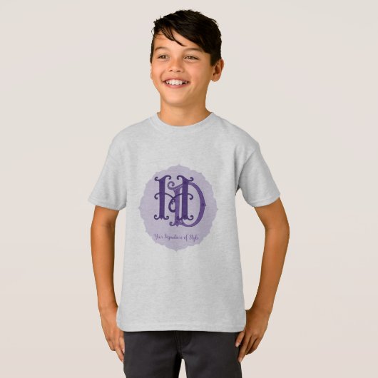 monogram goederen t-shirt (Voorkant volledig)