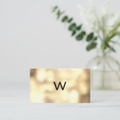 Monogram | Gold Boke Visitekaartje (Staand voorkant)